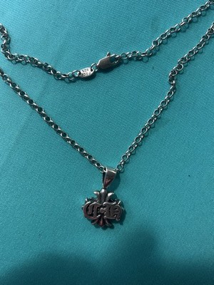 Chrome す*ー様 Hearts 重量5.2g ネックレス フレームドハート クロムハーツ HEARTS CHROME ネックレス 2001年925刻印 アクセサリー