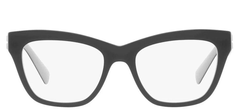 Nuevas gafas blancas y negras brillantes Miu Miu VMU-03U ACO-1O1 52/18/145 Foto 2 de 4