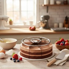 8 Slice Cake Divider Perfect Portions Baking Tool Multi-Purpose for Bakery