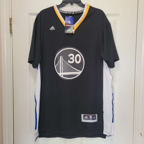 RARE NWT Adidas NBA Golden State Warriors Steph Curry Number 30 Basketball Shirt - Picture 1 of 23