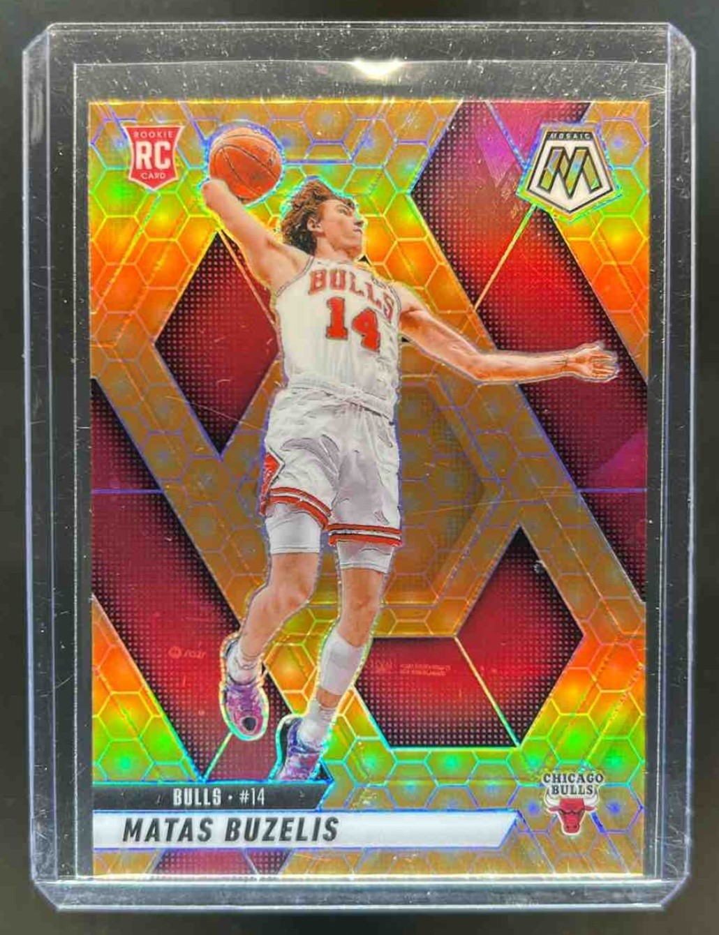2024-25 Mosaic Matas Buzelis RC Honeycomb Rookie #223 Bulls