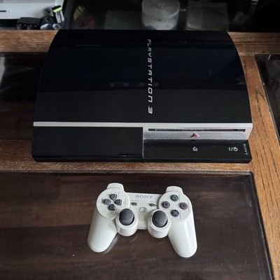 Sony PlayStation 3 Black Console PS3 With Controller + All Cables