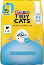 Clumping Multi Cat Litter, Glade Clear Springs - 16 Lb. Bag 1.06 per pound