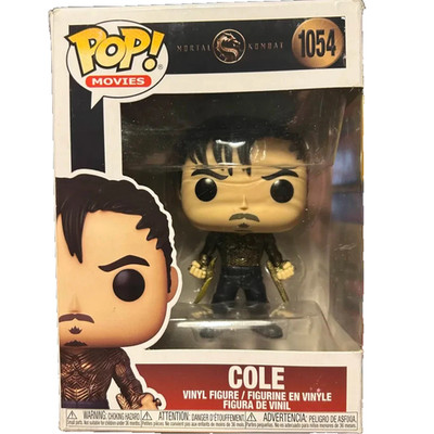 Funko Pop! Mortal Kombat Cole Vinyl Figure #1054 Box flawed Authentic