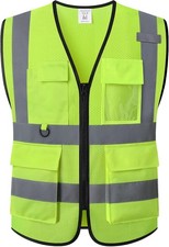 Hi Vis Mesh Safety Vest for Men Women Meets ANSI Standards