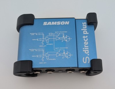Samson S Direct Plus Active Stereo Direct Box With Ground Lift