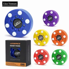 UICE Hockey Puck Training Ball – Multicolor, 3 in