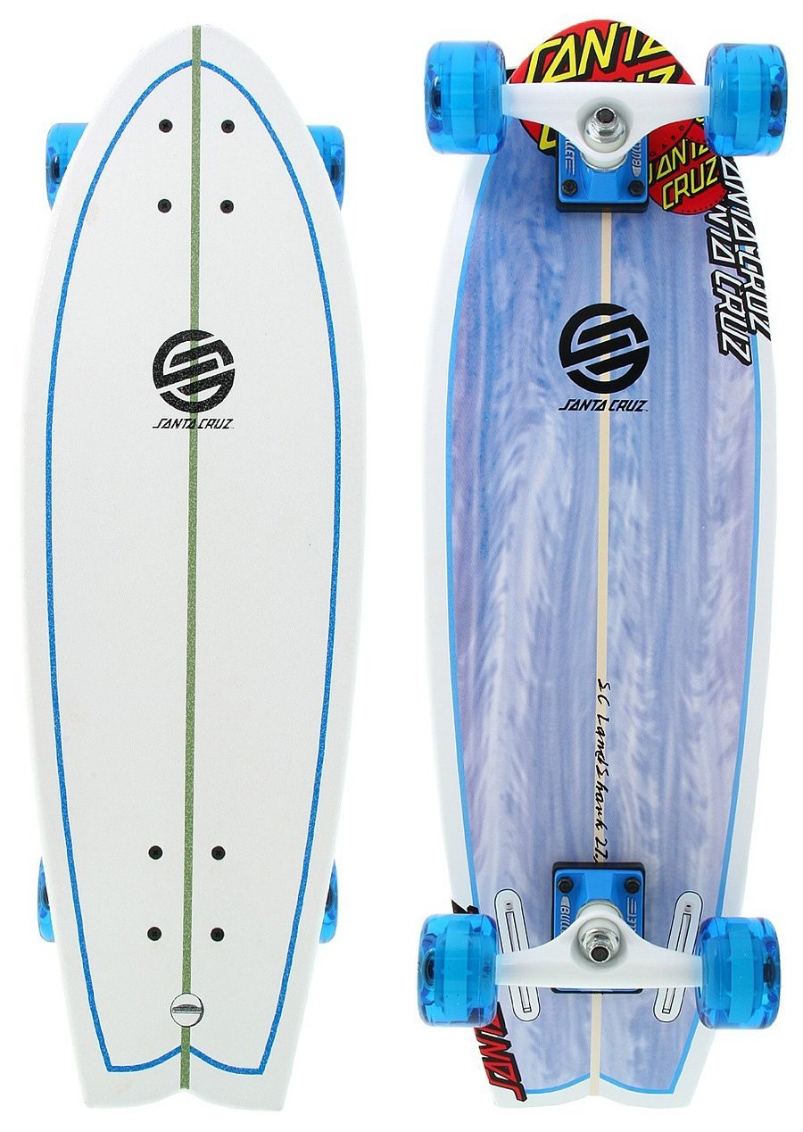 Skate Land Shark Sk8 Powerply Complete Skateboard, 8.8 x 27.