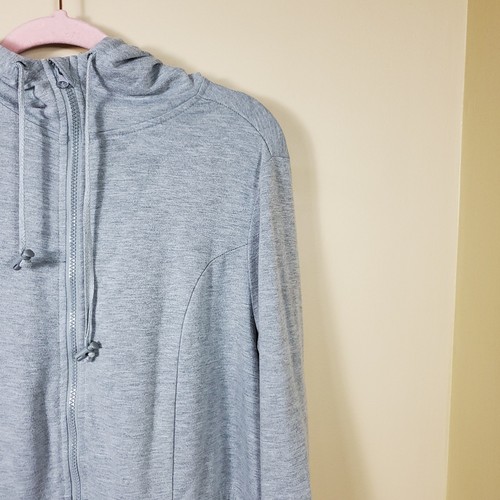 Torrid Gray Full Zip Sweatshirt with Hood Size 0 - Bild 4 von 10