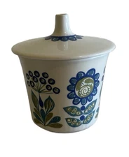 Tor Viking Figgjo Sugar Bowl - Turi Design Blue Norway MCM Scandinavian