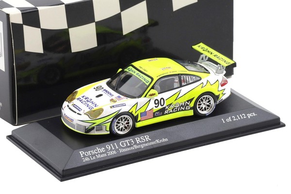 1:43 Minichamps Porsche 911 996 GT3 Rsr 24H Le Mans 2006 Bergmeister/ Krohn #90-image