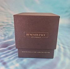 Benevolence LA Rose  Sandalwood Black Scented Candle 45 Hours Burn Time NEW