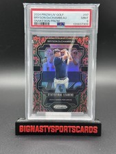 2024 Prizm Liv Golf Bryson DeChambeau Statistical Leaders Snakeskin /13 - PSA 9 