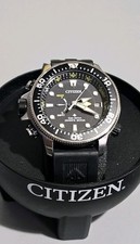 Citizen Promaster Aqualand Quartz Watch Black. Great Condition Box And Papers