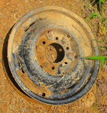 67-72 Chevy GMC Truck Set of 2 16" Steel Wheel Rims 6 Lug OEM Factory