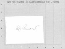 Sir Roger Bannister Hand Signed White Card 4 Minute Mile Olympics Autograph +COA