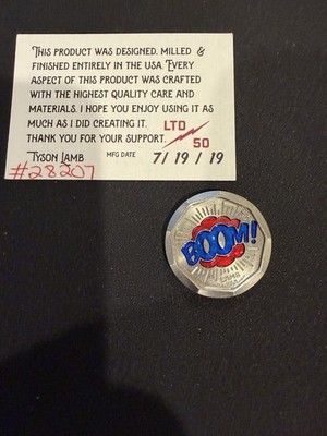 New Tyson Lamb CRAFTED Good Stuff BOOM! Ball Marker LTD 50