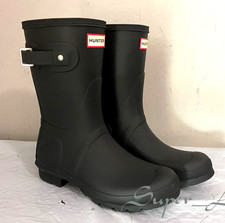NEW Hunter Women's Original Short Rain Boots - SIZE 7 - BLACK