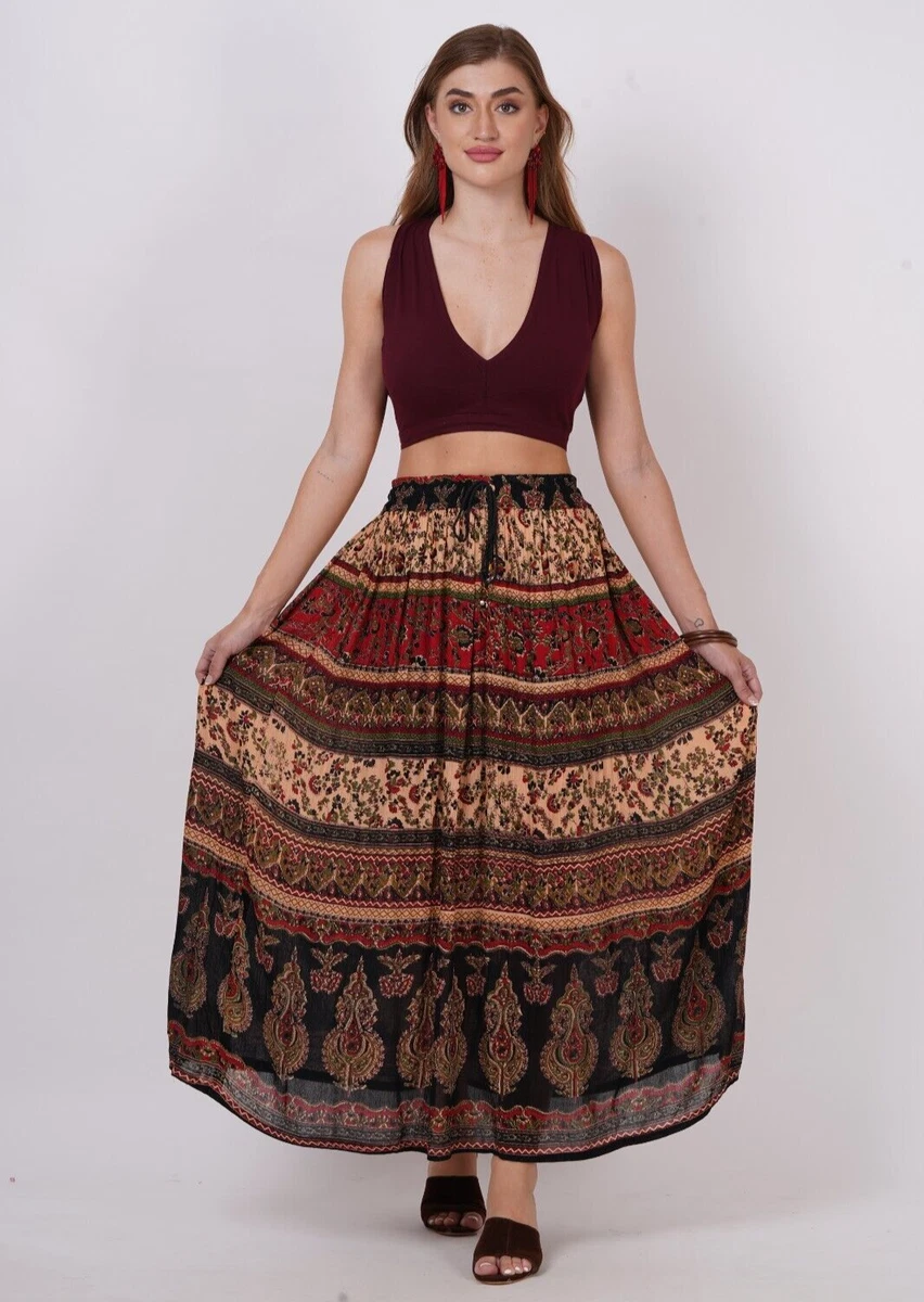 Fall bohemian cheap skirts