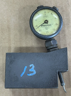 Federal B70, .001'' Resolution, Dial Indicator Wall Hugging Non-Flat Depth Gage