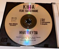 Khia Ft. Gucci Mane - What They Do "Promo CD Single" "New Condition"