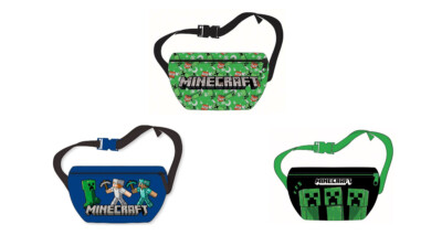 Minecraft Bauchtasche Gurttasche Gürteltasche  3 Varianten  Maße: 22 x 15 x 8 cm