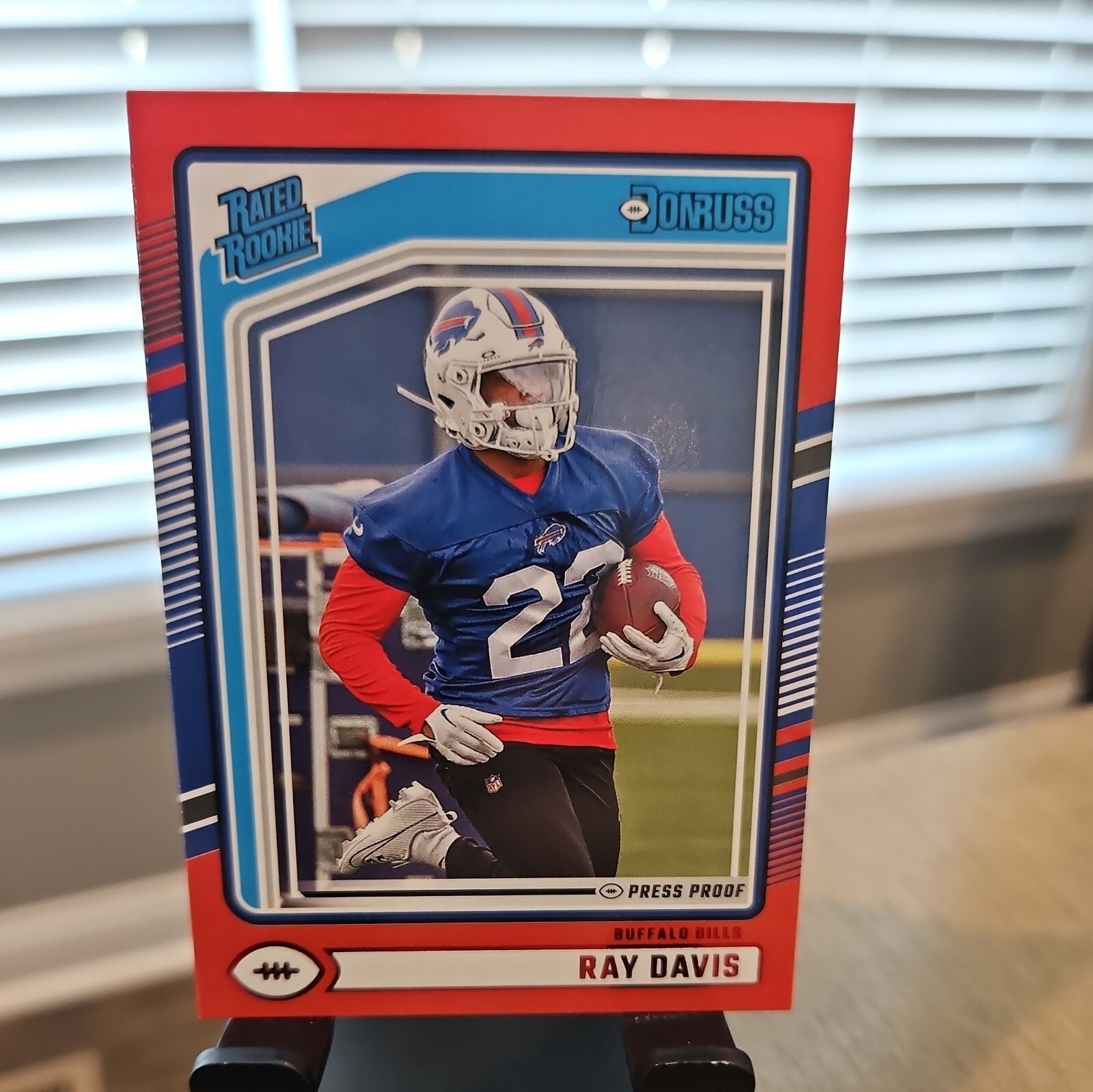 2024 Donruss Ray Davis Red Press Proof RC