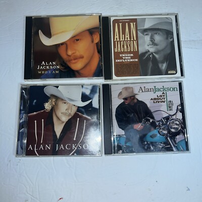 ALAN JACKSON - Lot Of 4 CDS - When Someone Loves You,Who I Am,under Influence +