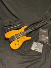 Steinberger Usa Gm7ta Quilted Maple Top Headless Guitar W/original Bag/paperwork
