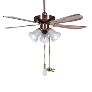 1set Ceiling Fan Pull Chain Metal Fan Pull Chain With Connector