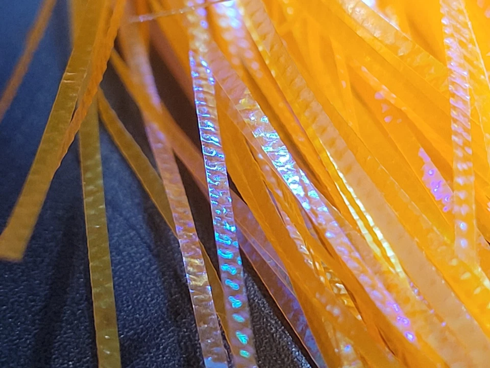 LATERAL SCALE - Sm. - 1mm - Saltwater Flash - 12 COLORS - Bucktail - Fly Tying - Image 2 of 4