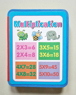 Learning Number Multiplication Practice Book Basic Beginner Child Math Study 5''