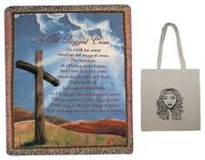 The Old Rugged Cross Inspirational Throw Blanket 50" x 60"and Angel Tote NWT The Old Rugged Cross Inspirational Throw Blanket 50" x 60"and Angel Tote NWT