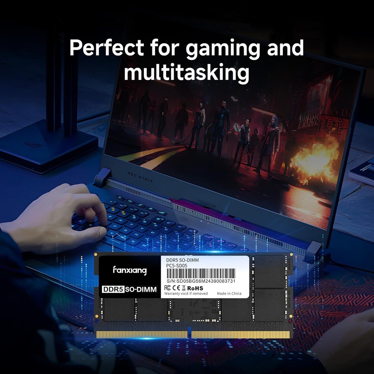 メモリー fanxiang DDR5 SO-DIMM 64GB 5600MT/s fanxiang SODIMM DDR5 5600MHz RAM 64GB Kit (2 x 32GB),CL46