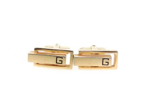 Manchettes GIVENCHY marque G GP authentique doccasion T18470 vente en gros