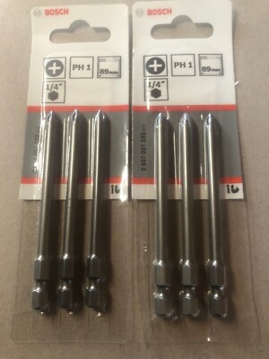 bit set bosch PH1, ,89 mm lang, Set mit 3 Stück, neu