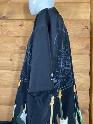 HARD ROCK CAFE HOLLYWOOD FENDER GUITAR MEN SHIRT Size XXL | eBay