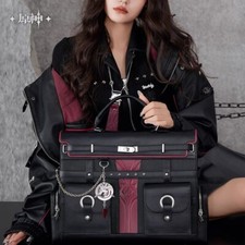 Genshin Impact Wriothesley Theme Official Black Backpack Handbag Bag Schoolbag