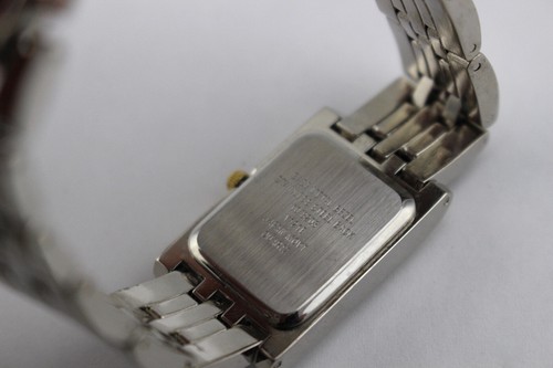 ANNE KLEIN Silver Tone Rectangle Face Classic Watch 10/8203 Y121E - Picture 4 of 4