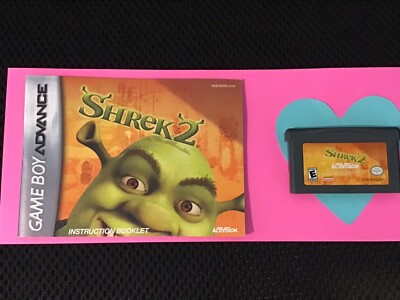 Shrek 2 Gameboy Advanced Shrek 2 -Nintendo Game Boy Advance GBA Tested With Booklet 47875806375 ...