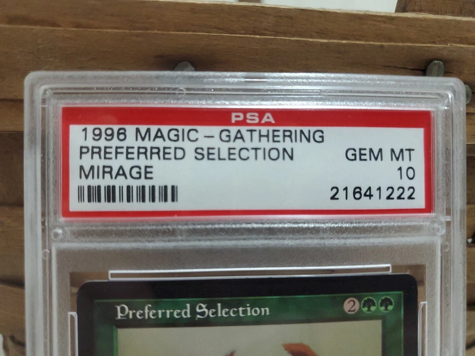1996 Magic the Gathering MTG Mirage PREFERRED SELECTION PSA 10 Pop 1 Gem Mint  - Image 2 of 4