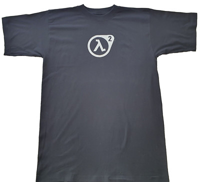 Half-Life 2 T-shirt Black Valve Original Merchandise New size L