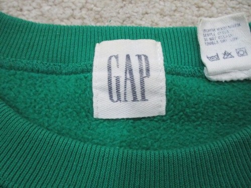 Sudadera Vintage Gap Verde Para Hombre Talla Grande Y2K Hecha en Corea Pullover - Imagen 2 de 8