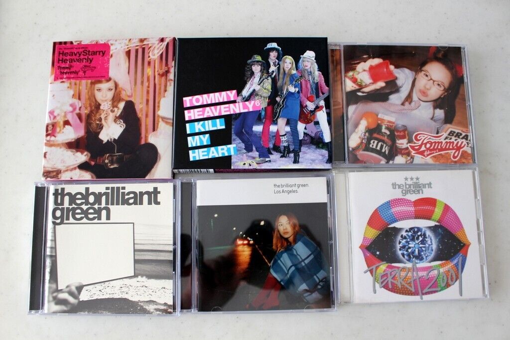 SET x6 Tommy february6 heavenly6 Brilliant green Japan CD SET x6 Tommy february6 heavenly6 Brilliant green Japan CD