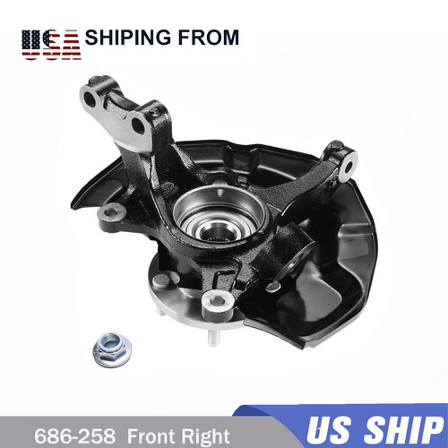 A-Premium Front Wheel Hub Bearing Assembly And Steering Knuckle Dust Shield Compatible Toyota Camry L 2012 2014 Le 2012 2017 Xle L4 2 5l Only - View #8