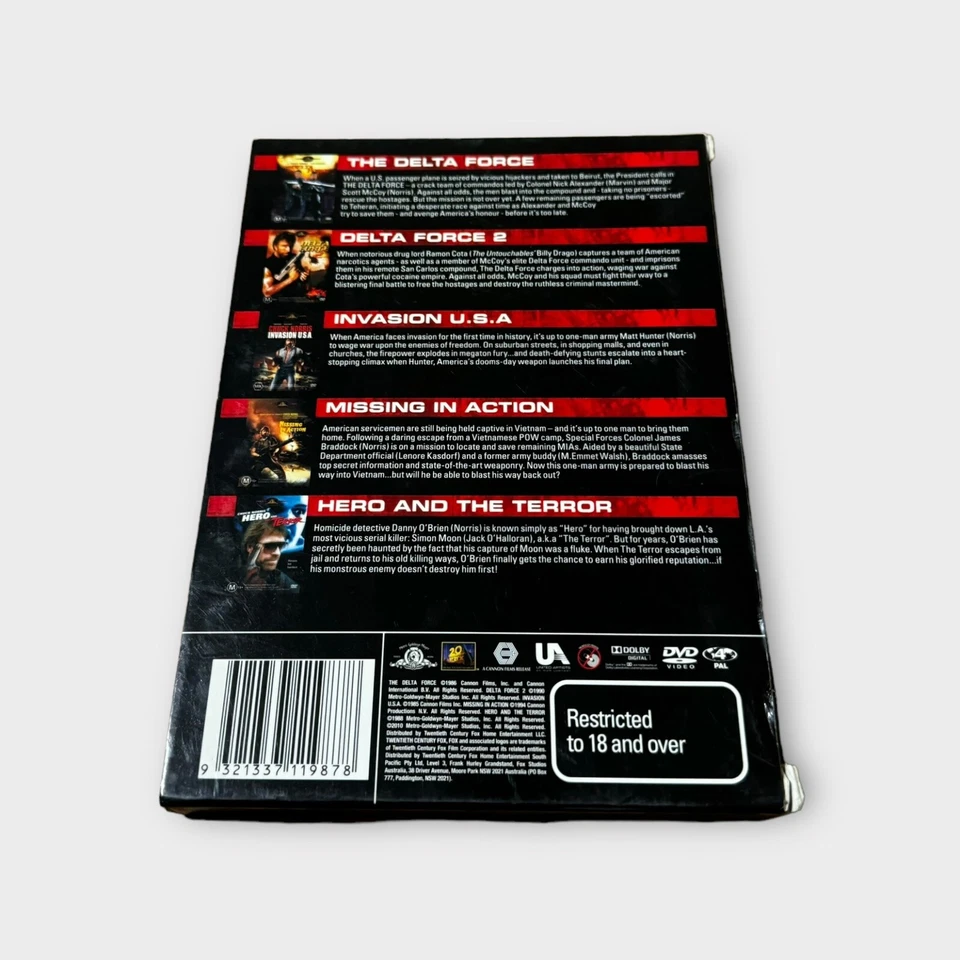 Chuck Norris Collection The Delta Force Delta Force 2 Region 4 Action Drama - image 4 of 4