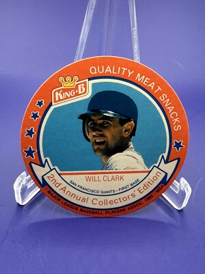 WILL CLARK 1989 King B Jerky Disc #22 - NM/MT