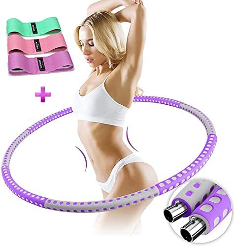 Hula Hoop Reifen fitness exercise gewicht bauchtrain+ Fitnessband gymnastikband