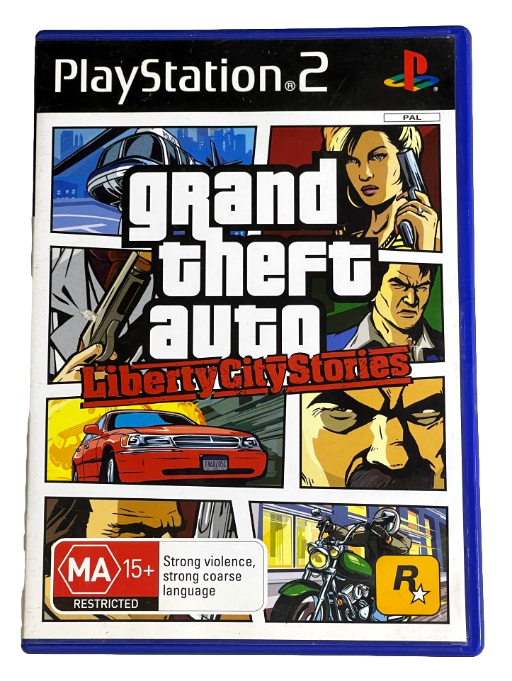 Grand Theft Auto Liberty City Stories PS2 PAL *No Map or Manual