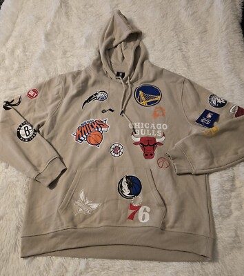 NBA All Over Printed Hoodie Size XL NWT